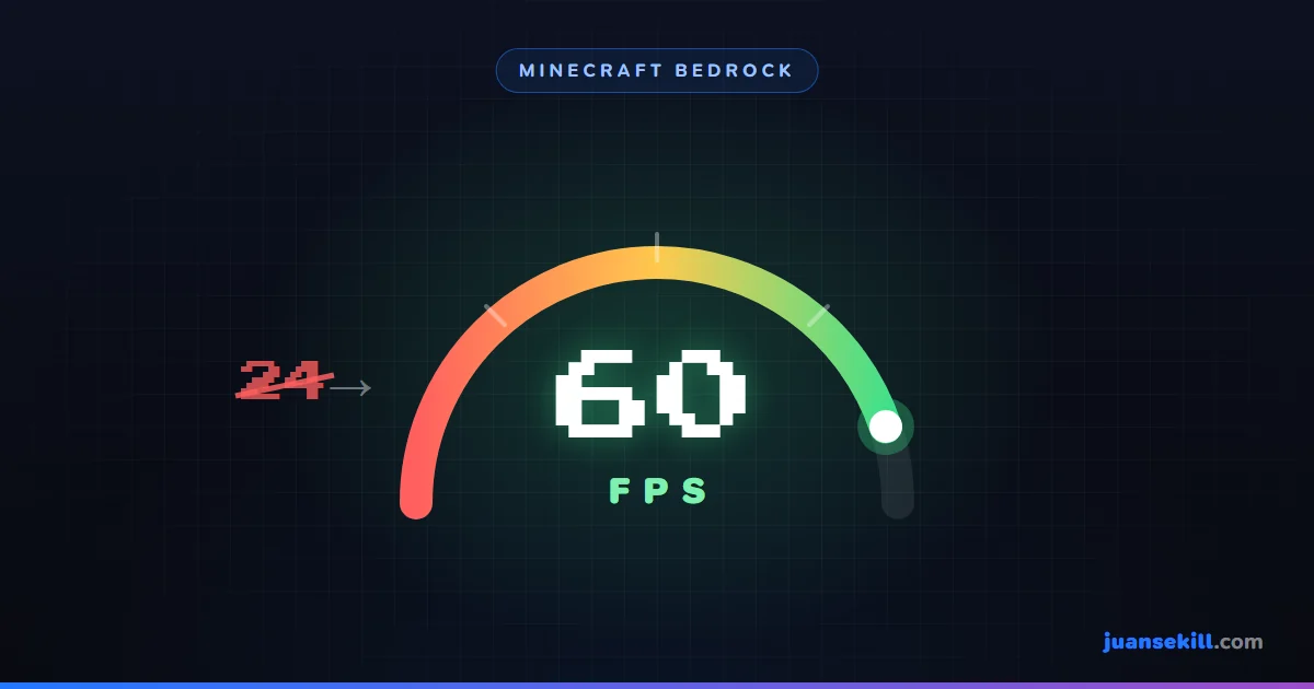 Cómo subir los FPS en Minecraft Bedrock